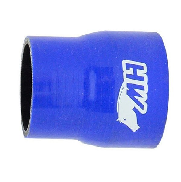 MANGOTE SILICONE REDUÇÃO RETO 4" X 3½" AZUL (MHSH-R-102-89-100A) METAL HORSE