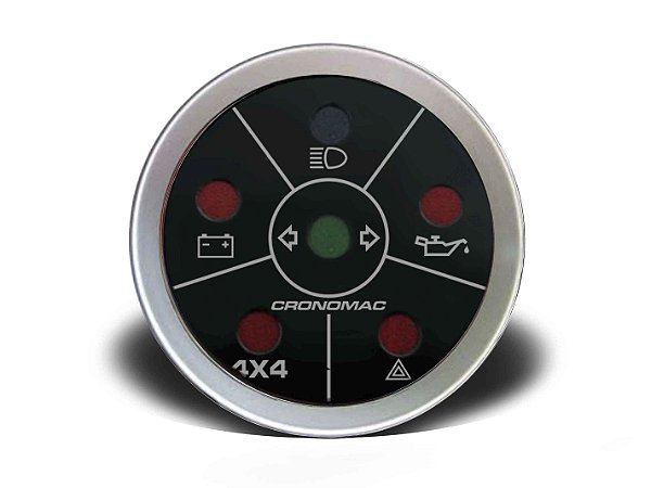 SINALEIRA ELÉTRICA 52MM 4X4 SPORT CRONOMAC