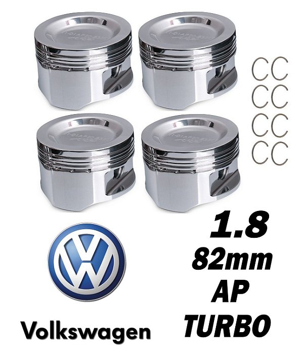 JOGO DE PISTÕES TURBO VW AP 1.8 82MM CÔNCAVO 800CV (R003-0003-J) AFP