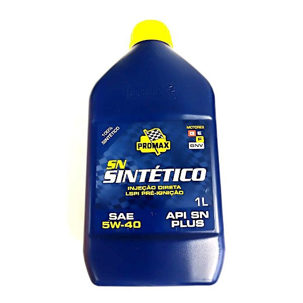 ÓLEO LUBRIFICANTE BARDAHL SINTETICO PLUS 5W40 1L