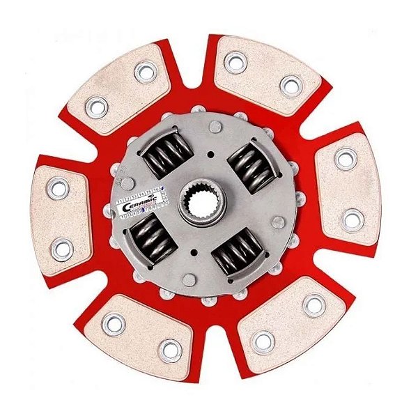 DISCO EMBREAGEM AP 6 PASTILHAS C/ MOLA CERAMIC POWER