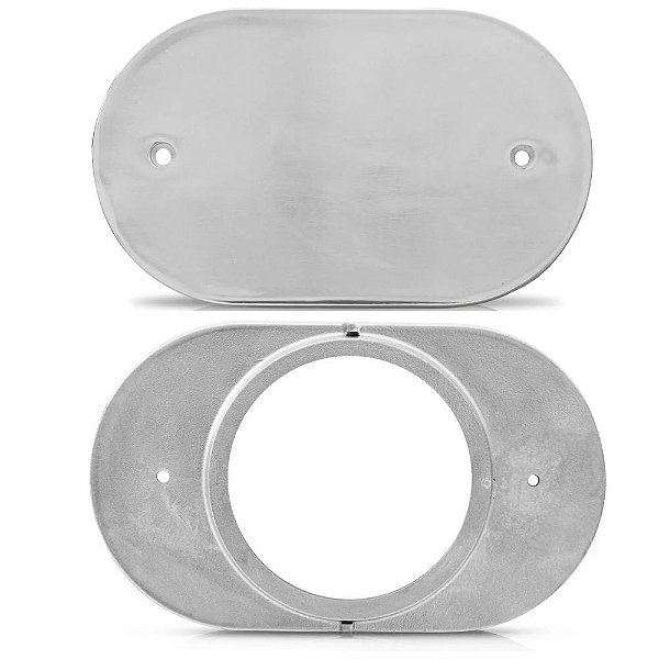 BASE FILTRO MARMITA TLDZ CROMADA (RC112CR) RACE CHROME