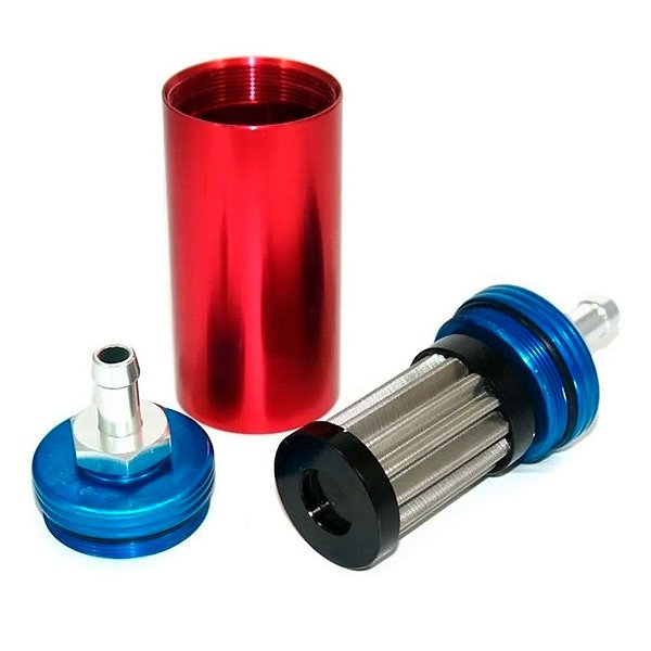 FILTRO COMBUSTÍVEL GRANDE VERMELHO BEEP TURBO