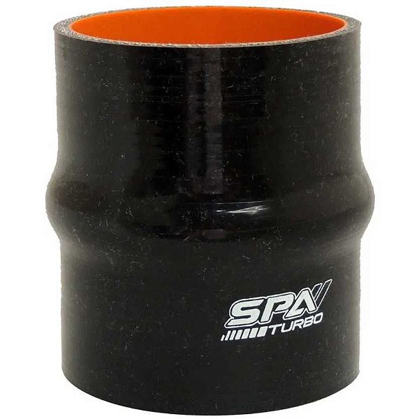 MANGOTE SILICONE RETO EMENDA C/ HUMP 3" PRETO (HSIPSRH05B) SPA