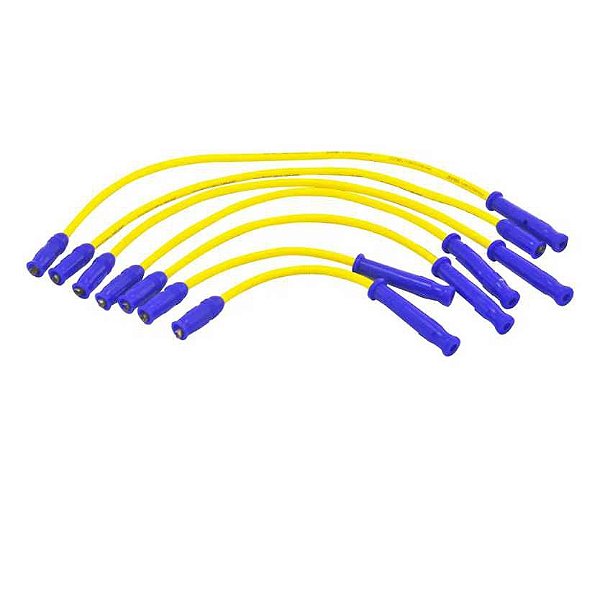 CABO VELA SILICONE 10MM OPALA 6CC SEM PINO AMARELO PONTAS AZUIS (CIGCBIMSGM03) SPA