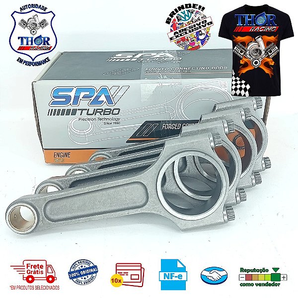 JOGO BIELAS FORJADAS VW AP 144MM 1000CV SUPER A BASIC (MVLBIL57) SPA