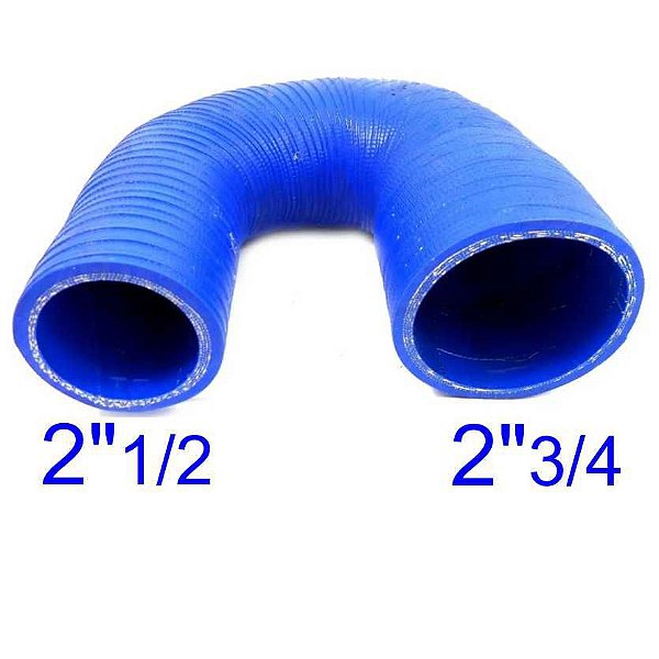 MANGUEIRA SILICONE U MI AZUL 2¾" X 2½" (FL333AZ) FGL