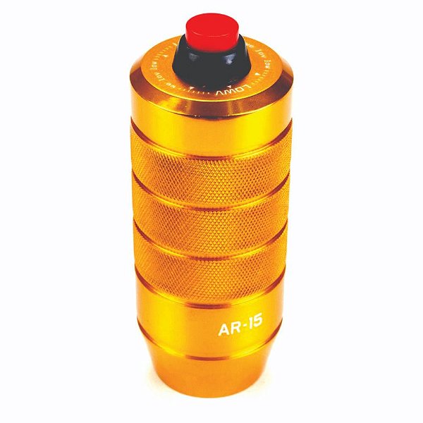 MANOPLA COM BOTÃO AR 15 DOURADA (AR15B-5) LOWV