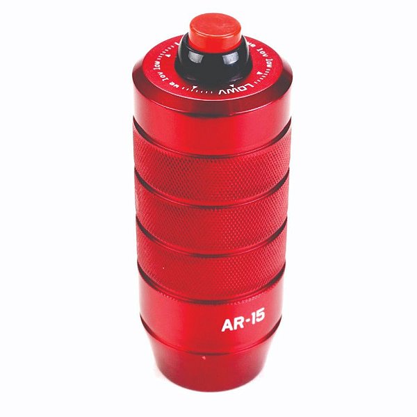 MANOPLA COM BOTÃO AR 15 VERMELHA (AR15B-3) LOWV