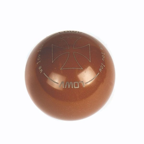 MANOPLA BOLA LOWV CRUZ DE MALTA MARROM (BSM)