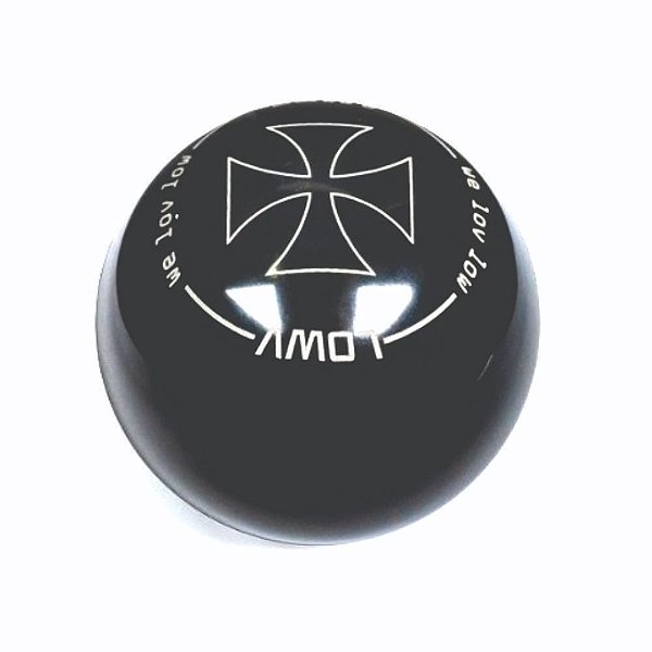 MANOPLA BOLA LOWV CRUZ DE MALTA PRETA (B-S)