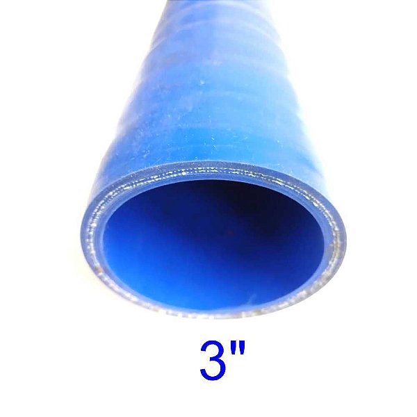 MANGUEIRA SILICONE RETA 3" AZUL (FL351AZ) FGL