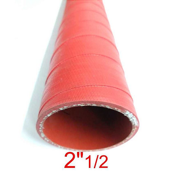 MANGUEIRA SILICONE RETA 2½" VERMELHA (FL348VM) FGL