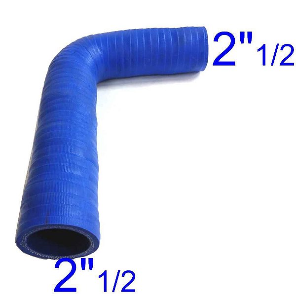 MANGUEIRA SILICONE L 2½" AZUL (FL328AZ) FGL