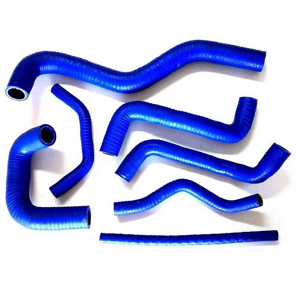 KIT MANGUEIRA ÁGUA SILICONE GOL QUADRADO AZUL (FL456) FGL