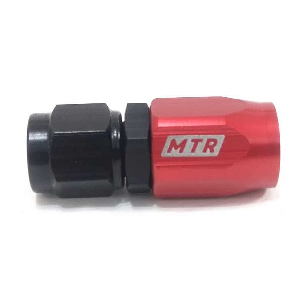 CONEXÃO 04AN RETA PRETA E VERMELHA (04001V) MTR
