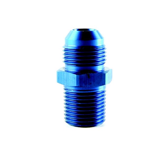 NIPLE CONEXÃO AMERICANA 10AN X 1/2" NPT AZUL (1012NA) MTR
