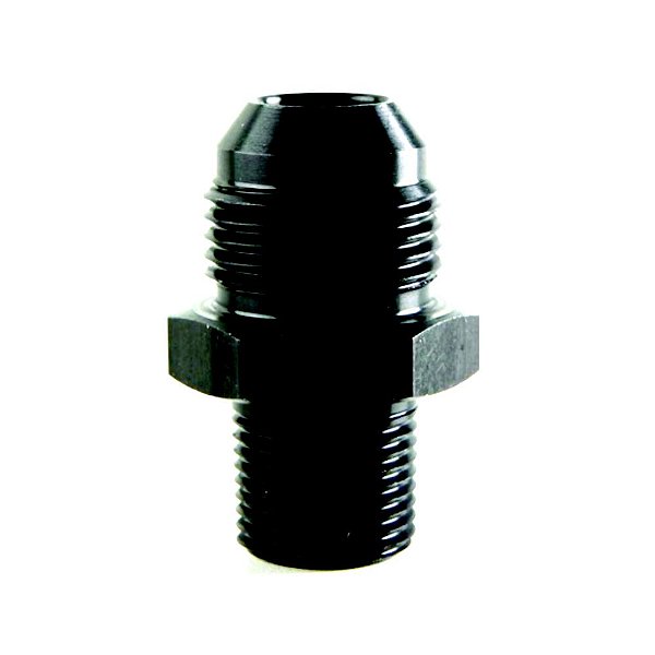 NIPLE CONEXÃO AMERICANA 10AN X 3/8" NPT PRETO (1038NP) MTR