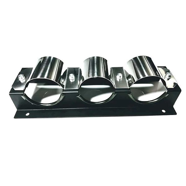 SUPORTE 3 BOMBAS MERCEDES INOX (ARG-06) FÔLEGO