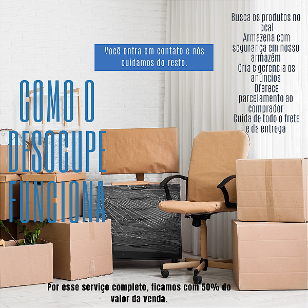 O DESOCUPE é a atitude que coloca essa escolha em prática, Quem precisa liberar espaço, Quem não quer vender item por item, Quem prefere resolver tudo de uma vez, Quem valoriza tempo, praticidade e consciência.