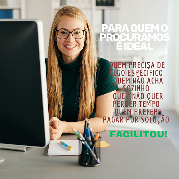 O FACILITOU! PROCURAMOS foi criado para resolver necessidades reais —Avaliamos a viabilidade da procura.