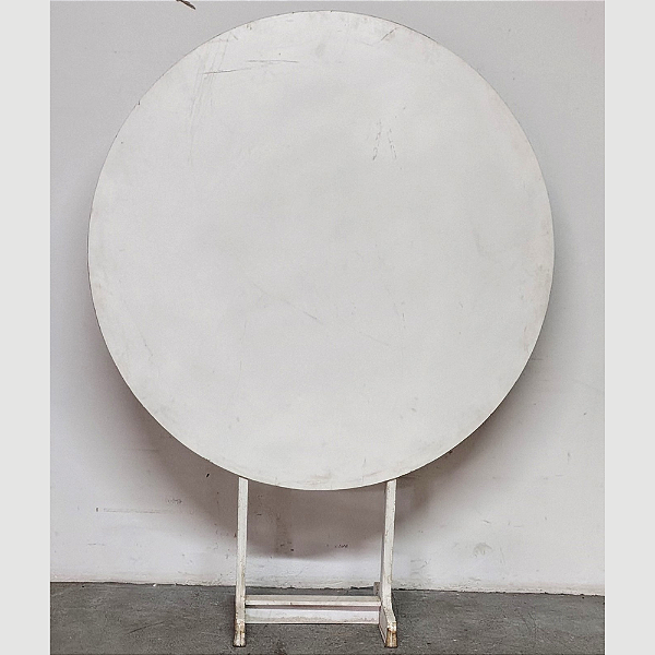 Painel em Madeira Redondo com Base para Decoração