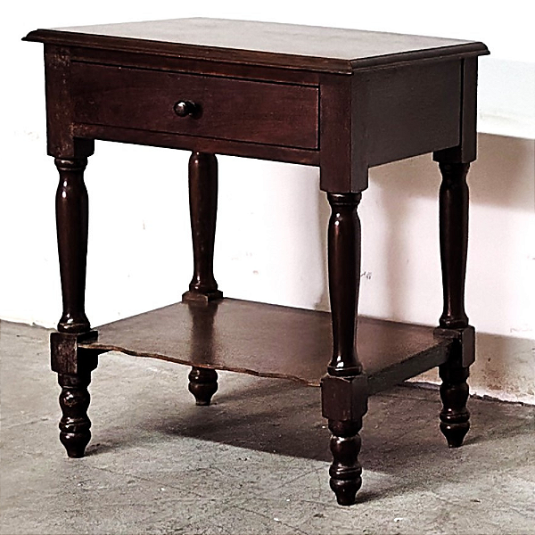 Criado Mudo Embuia com Gaveta Madeira Maciça