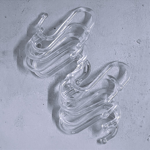 12 Gancho S Acrílico Transparente Multiuso (cabide)