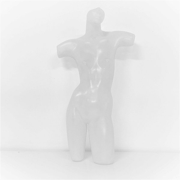 Manequim feminino seminovo adulto meio corpo