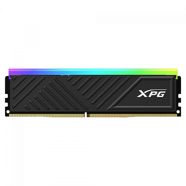 Memória DDR4 XPG Spectrix D35G, RGB, 8GB, 3200Mhz, Black, AX4U32008G16A-SBKD35G