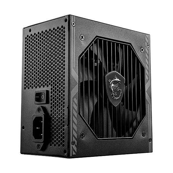 Fonte MSI MAG A650BN, 650W, 80 Plus Bronze, PFC Ativo, com cabo, Preto - 306-7ZP2B22-CE0