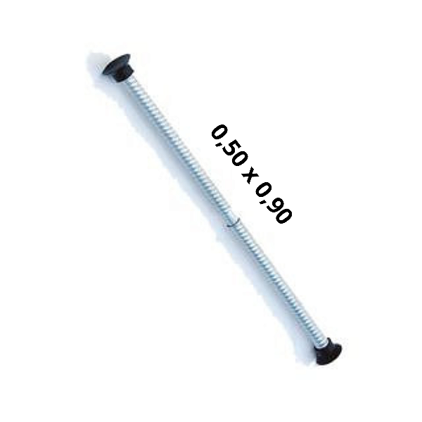 Suporte Extensível Para Cortina de Box