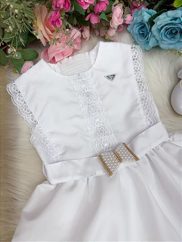 Vestido Blogueirinha Valeria Branco