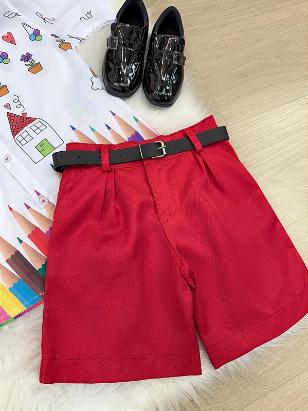 Conjunto Miss cherry Meninos - Lapis Aquarela Vermelho ABC