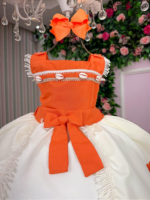 Vestido Tematicos Kids Moana Modelo 3