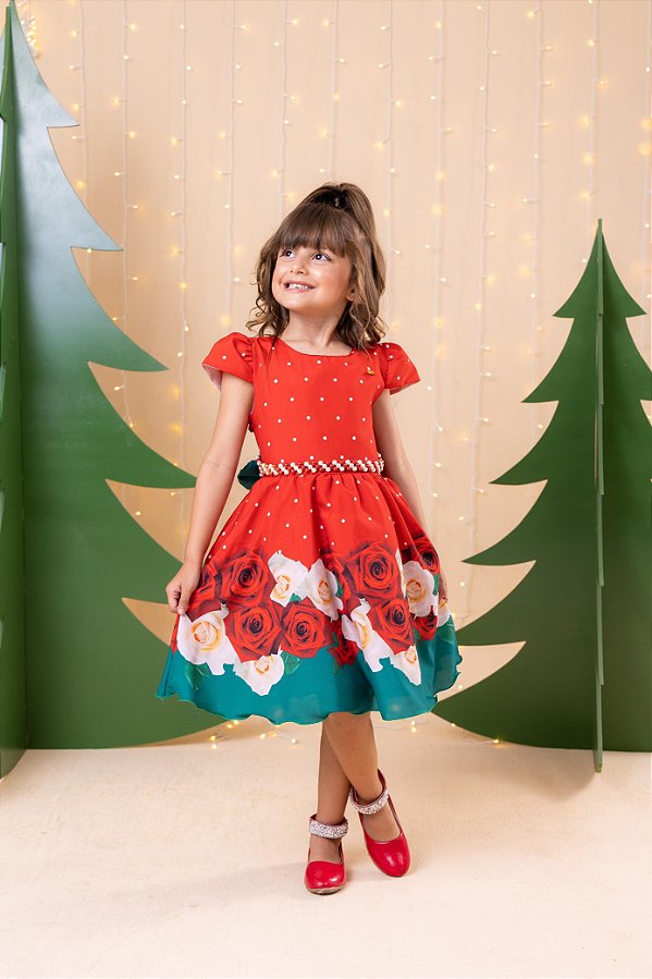 Vestido Banana Club Natal Natasha Vermelho