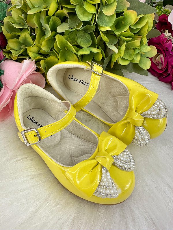 Sapatilha Flor Di MIla Carol Amarelo