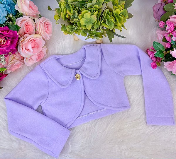 Bolero Lilás Chique