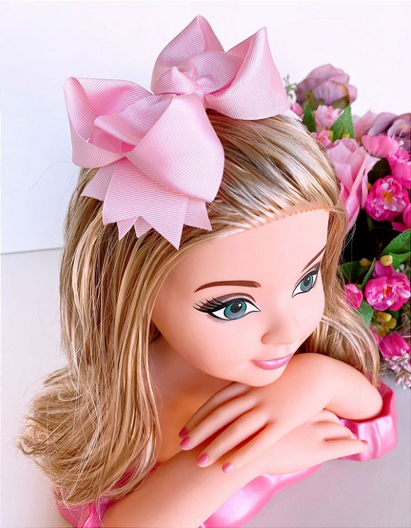 Laço Belli Bico de Pato Rosa Bebe