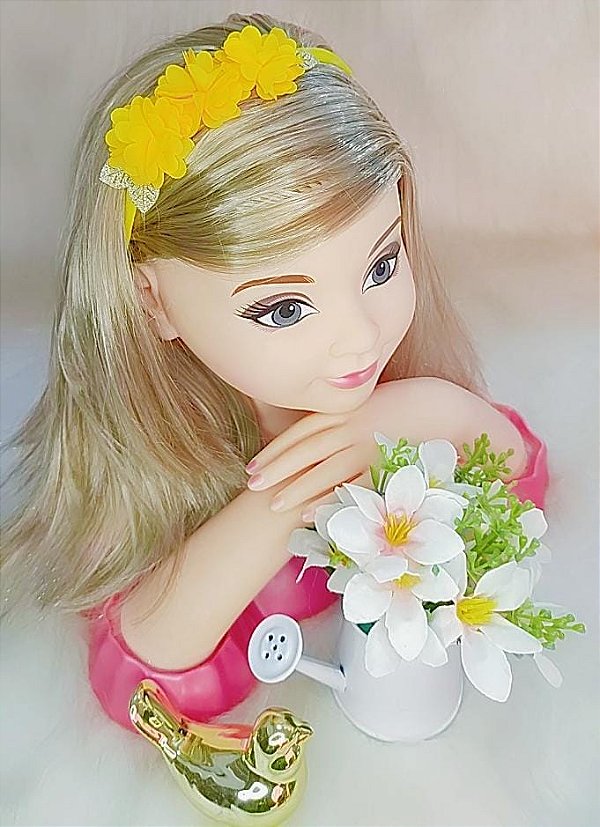 Faixa Belli Flores Amarelo