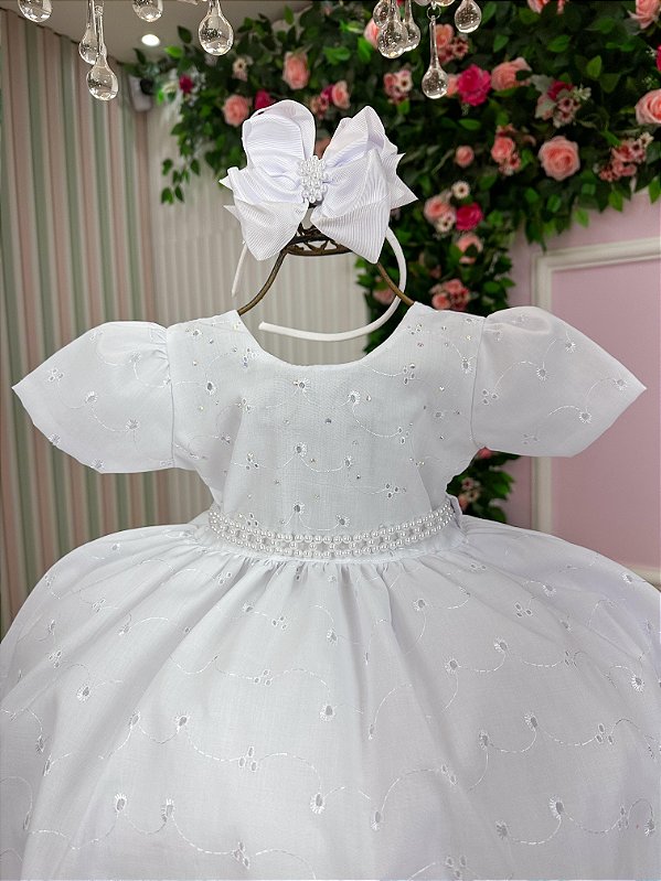Vestido Miss Cherry Cristal Lese - Laise Branco