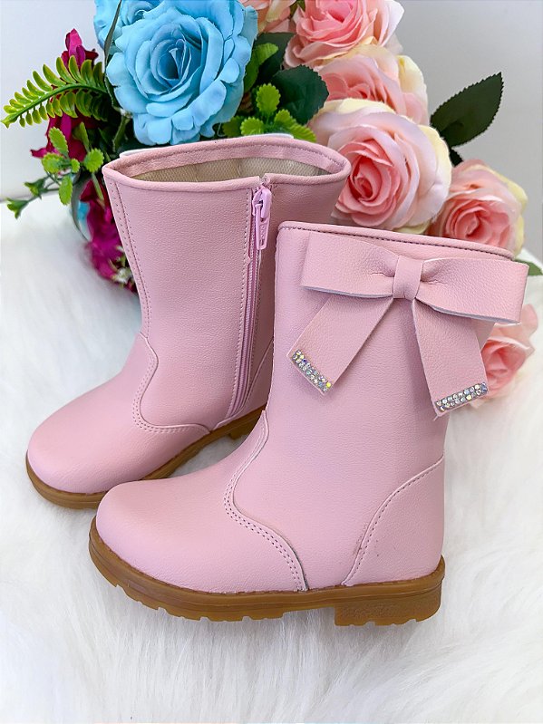 Bota Coturno Ortobaby Lorena Rosa Bebe