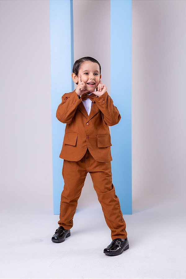 Conjunto Miss Cherry Social Terno Pedro Caramelo