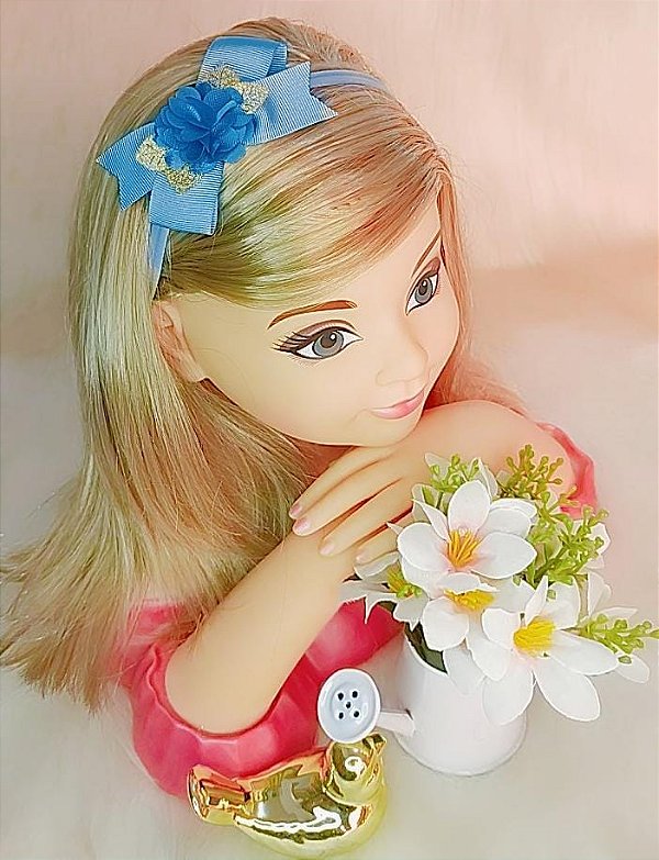 Faixa Belli Florzinha Verde Tiffany