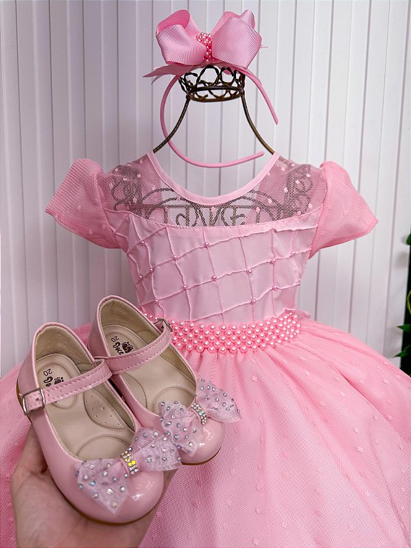 Vestido Giovanella/Giovanela Sonia Longo Rosa Bebe