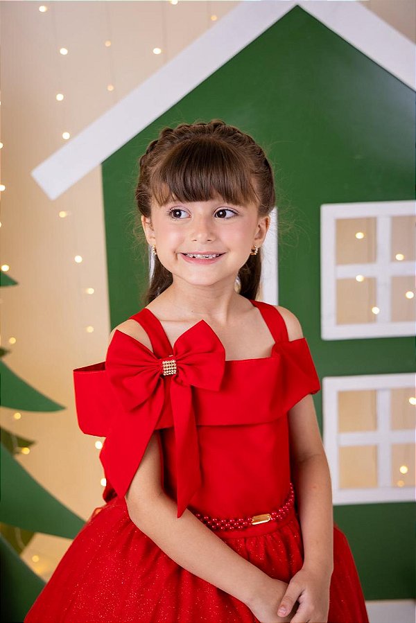 Vestido Banana Club Jessica Vermelho - Natal