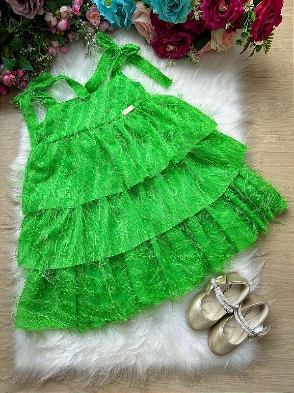 Vestido Banana Club Vitoria Verde