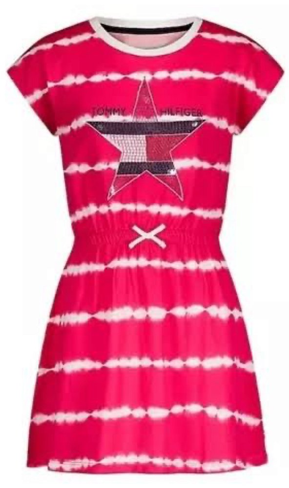 VESTIDO TOMMY HILFIGER ORIGINAL - PROMOÇÃO - DETALHE NO LOGO DA MARCA  - TAM 2 ANOS