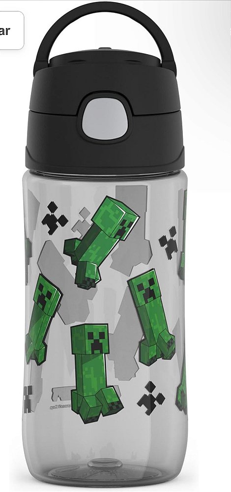 Garrafa infantil Thermos FUNtainer, 473 ml, Minecraft