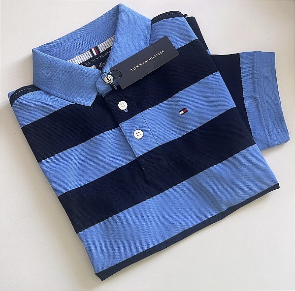CAMISA POLO TOMMY HILFIGER - LANÇAMENTO - TAM 8-10 ANOS ( CONSULTE TABELA MEDIDAS FOTO 2 )